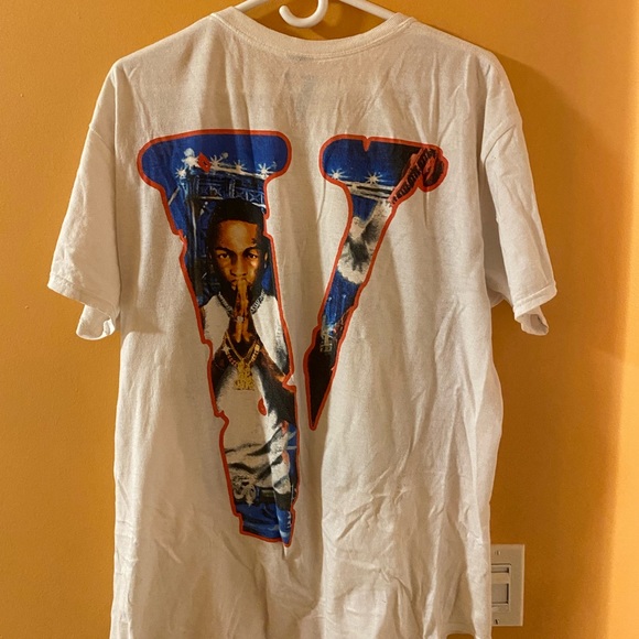 VLONE Tee Pop Smoke Size L - Picture 2 of 3